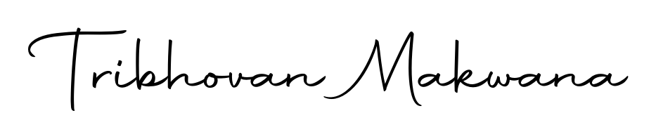 Stand out with a creative autograph for Tribhovan Makwana. The Autography-DOLnW styling blends modern aesthetics with classic signature flourishes. Tribhovan Makwana signature style 10 images and pictures png
