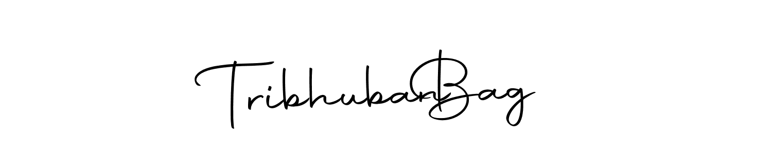 Create a beautiful signature design for name Tribhuban   Bag. With this signature (Autography-DOLnW) fonts, you can make a handwritten signature for free. Tribhuban   Bag signature style 10 images and pictures png