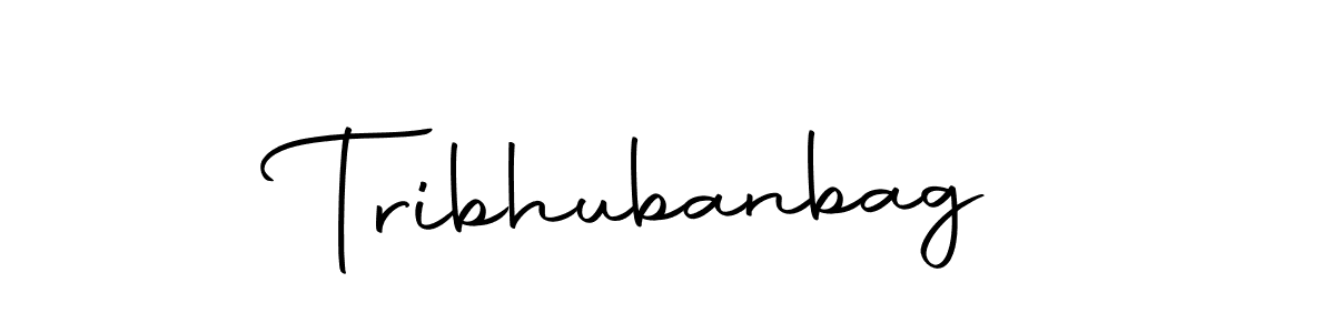 Design your own signature with our free online signature maker. With this signature software, you can create a handwritten (Autography-DOLnW) signature for name Tribhubanbag. Tribhubanbag signature style 10 images and pictures png