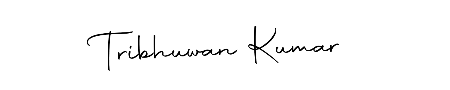 Use a signature maker to create a handwritten signature online. With this signature software, you can design (Autography-DOLnW) your own signature for name Tribhuwan Kumar. Tribhuwan Kumar signature style 10 images and pictures png