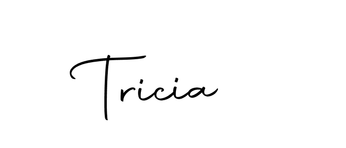 Make a beautiful signature design for name Tricia . With this signature (Autography-DOLnW) style, you can create a handwritten signature for free. Tricia  signature style 10 images and pictures png