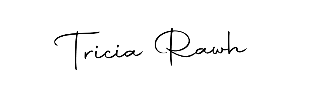 Design your own signature with our free online signature maker. With this signature software, you can create a handwritten (Autography-DOLnW) signature for name Tricia Rawh. Tricia Rawh signature style 10 images and pictures png