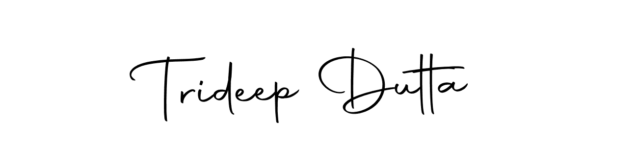 Make a beautiful signature design for name Trideep Dutta. Use this online signature maker to create a handwritten signature for free. Trideep Dutta signature style 10 images and pictures png