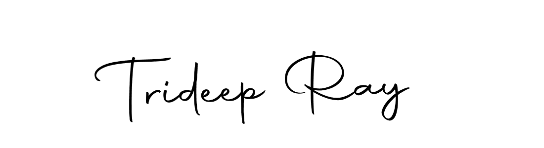 Make a beautiful signature design for name Trideep Ray. With this signature (Autography-DOLnW) style, you can create a handwritten signature for free. Trideep Ray signature style 10 images and pictures png