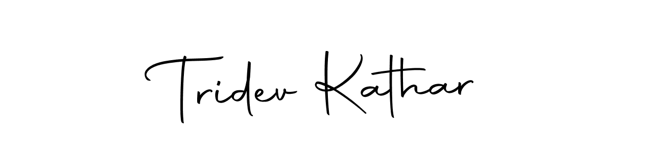 How to make Tridev Kathar signature? Autography-DOLnW is a professional autograph style. Create handwritten signature for Tridev Kathar name. Tridev Kathar signature style 10 images and pictures png
