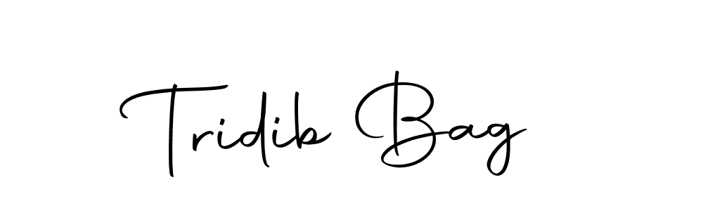 Create a beautiful signature design for name Tridib Bag. With this signature (Autography-DOLnW) fonts, you can make a handwritten signature for free. Tridib Bag signature style 10 images and pictures png