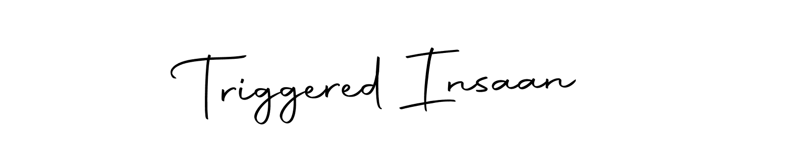 Triggered Insaan stylish signature style. Best Handwritten Sign (Autography-DOLnW) for my name. Handwritten Signature Collection Ideas for my name Triggered Insaan. Triggered Insaan signature style 10 images and pictures png