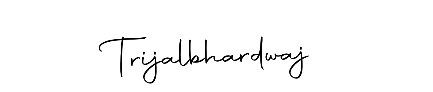 Use a signature maker to create a handwritten signature online. With this signature software, you can design (Autography-DOLnW) your own signature for name Trijalbhardwaj. Trijalbhardwaj signature style 10 images and pictures png