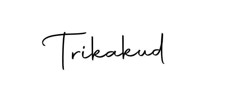 How to make Trikakud signature? Autography-DOLnW is a professional autograph style. Create handwritten signature for Trikakud name. Trikakud signature style 10 images and pictures png