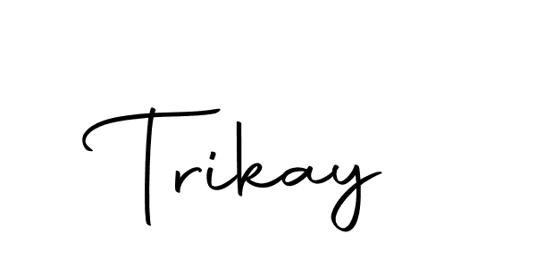 Make a beautiful signature design for name Trikay. With this signature (Autography-DOLnW) style, you can create a handwritten signature for free. Trikay signature style 10 images and pictures png