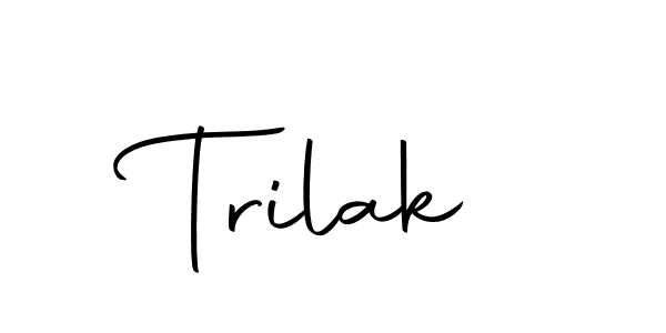 How to make Trilak name signature. Use Autography-DOLnW style for creating short signs online. This is the latest handwritten sign. Trilak signature style 10 images and pictures png