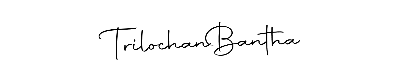 Similarly Autography-DOLnW is the best handwritten signature design. Signature creator online .You can use it as an online autograph creator for name Trilochan  Bantha. Trilochan  Bantha signature style 10 images and pictures png