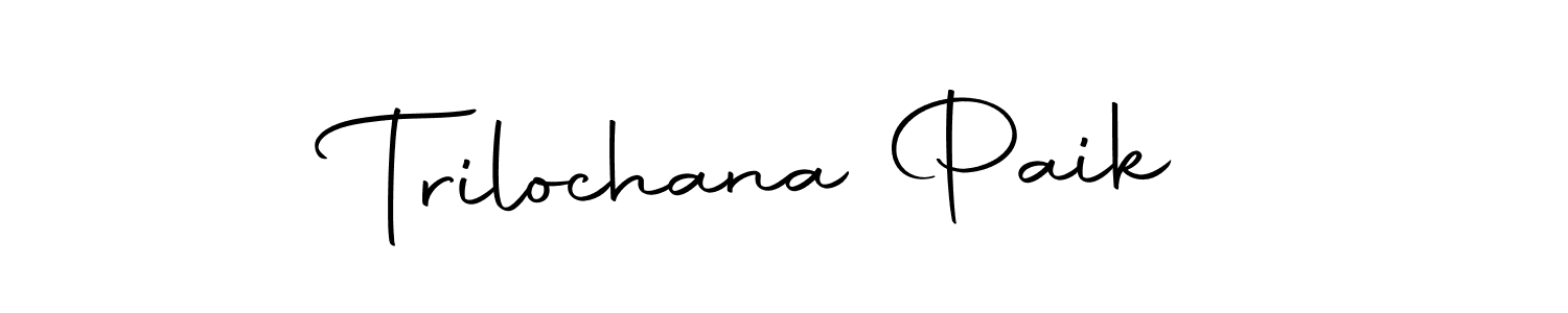 Autography-DOLnW is a professional signature style that is perfect for those who want to add a touch of class to their signature. It is also a great choice for those who want to make their signature more unique. Get Trilochana Paik name to fancy signature for free. Trilochana Paik signature style 10 images and pictures png