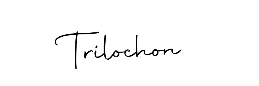 You should practise on your own different ways (Autography-DOLnW) to write your name (Trilochon) in signature. don't let someone else do it for you. Trilochon signature style 10 images and pictures png