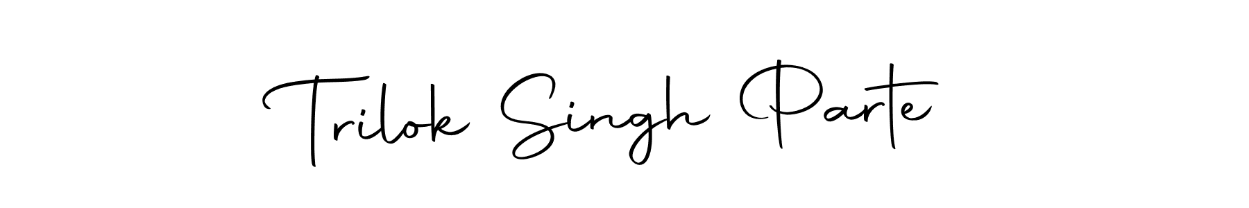 Make a short Trilok Singh Parte signature style. Manage your documents anywhere anytime using Autography-DOLnW. Create and add eSignatures, submit forms, share and send files easily. Trilok Singh Parte signature style 10 images and pictures png