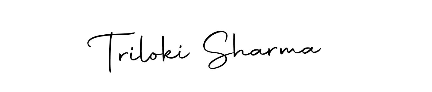 Also we have Triloki Sharma name is the best signature style. Create professional handwritten signature collection using Autography-DOLnW autograph style. Triloki Sharma signature style 10 images and pictures png