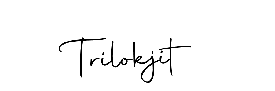 You should practise on your own different ways (Autography-DOLnW) to write your name (Trilokjit) in signature. don't let someone else do it for you. Trilokjit signature style 10 images and pictures png