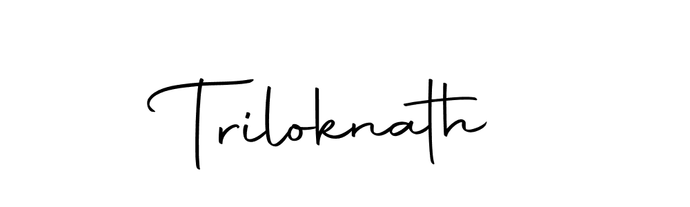 Make a beautiful signature design for name Triloknath. With this signature (Autography-DOLnW) style, you can create a handwritten signature for free. Triloknath signature style 10 images and pictures png