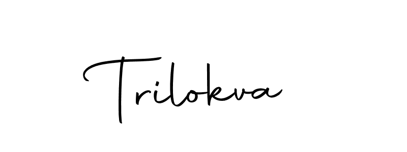 Make a beautiful signature design for name Trilokva. With this signature (Autography-DOLnW) style, you can create a handwritten signature for free. Trilokva signature style 10 images and pictures png