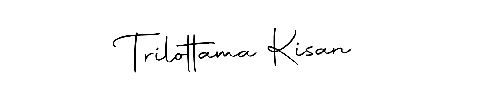 Design your own signature with our free online signature maker. With this signature software, you can create a handwritten (Autography-DOLnW) signature for name Trilottama Kisan. Trilottama Kisan signature style 10 images and pictures png