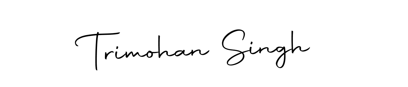 Also we have Trimohan Singh name is the best signature style. Create professional handwritten signature collection using Autography-DOLnW autograph style. Trimohan Singh signature style 10 images and pictures png