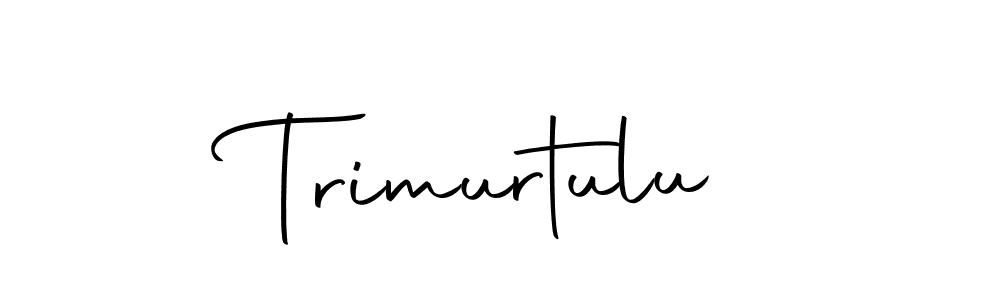 Make a beautiful signature design for name Trimurtulu. Use this online signature maker to create a handwritten signature for free. Trimurtulu signature style 10 images and pictures png