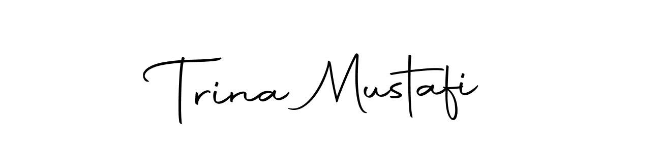 Make a short Trina Mustafi signature style. Manage your documents anywhere anytime using Autography-DOLnW. Create and add eSignatures, submit forms, share and send files easily. Trina Mustafi signature style 10 images and pictures png