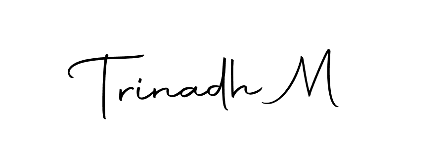 Here are the top 10 professional signature styles for the name Trinadh M. These are the best autograph styles you can use for your name. Trinadh M signature style 10 images and pictures png