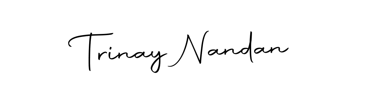 Design your own signature with our free online signature maker. With this signature software, you can create a handwritten (Autography-DOLnW) signature for name Trinay Nandan. Trinay Nandan signature style 10 images and pictures png