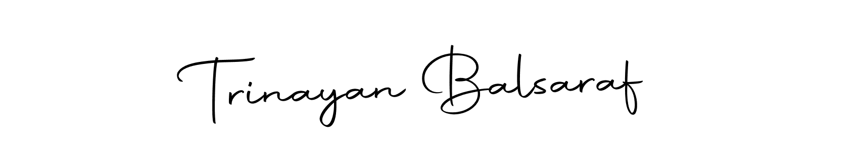 You can use this online signature creator to create a handwritten signature for the name Trinayan Balsaraf. This is the best online autograph maker. Trinayan Balsaraf signature style 10 images and pictures png