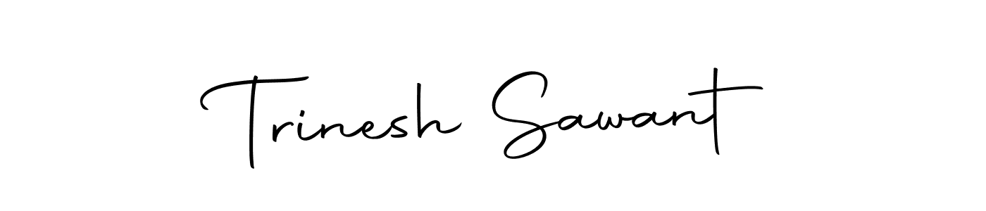 Trinesh Sawant stylish signature style. Best Handwritten Sign (Autography-DOLnW) for my name. Handwritten Signature Collection Ideas for my name Trinesh Sawant. Trinesh Sawant signature style 10 images and pictures png