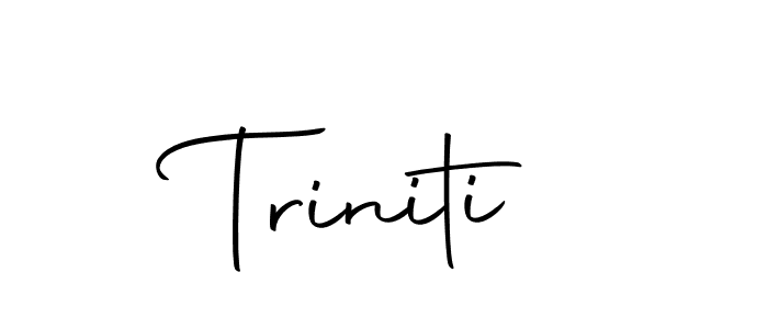 How to make Triniti name signature. Use Autography-DOLnW style for creating short signs online. This is the latest handwritten sign. Triniti signature style 10 images and pictures png