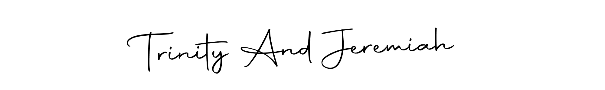 You can use this online signature creator to create a handwritten signature for the name Trinity And Jeremiah. This is the best online autograph maker. Trinity And Jeremiah signature style 10 images and pictures png