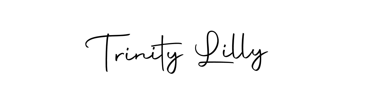 Make a beautiful signature design for name Trinity Lilly. With this signature (Autography-DOLnW) style, you can create a handwritten signature for free. Trinity Lilly signature style 10 images and pictures png