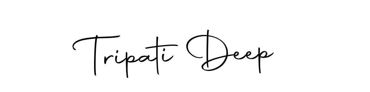 Make a beautiful signature design for name Tripati Deep. With this signature (Autography-DOLnW) style, you can create a handwritten signature for free. Tripati Deep signature style 10 images and pictures png