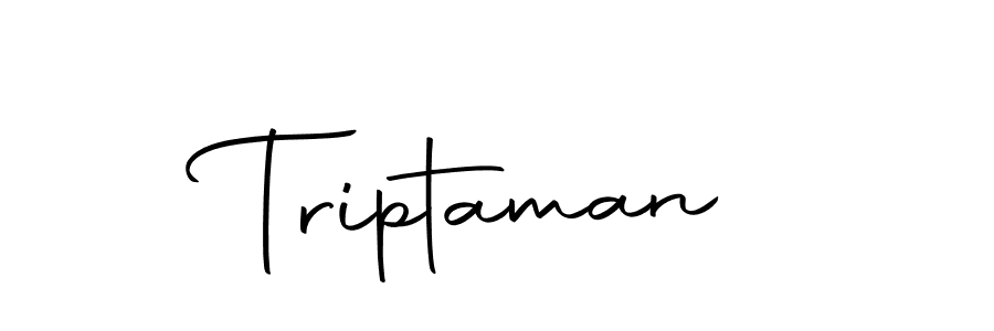 Design your own signature with our free online signature maker. With this signature software, you can create a handwritten (Autography-DOLnW) signature for name Triptaman. Triptaman signature style 10 images and pictures png