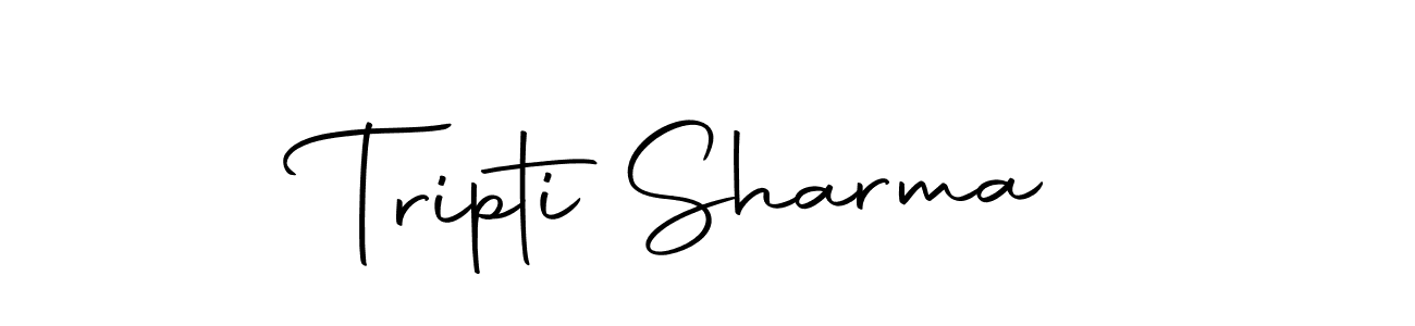 Design your own signature with our free online signature maker. With this signature software, you can create a handwritten (Autography-DOLnW) signature for name Tripti Sharma. Tripti Sharma signature style 10 images and pictures png