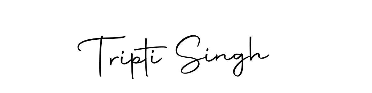 Create a beautiful signature design for name Tripti Singh. With this signature (Autography-DOLnW) fonts, you can make a handwritten signature for free. Tripti Singh signature style 10 images and pictures png