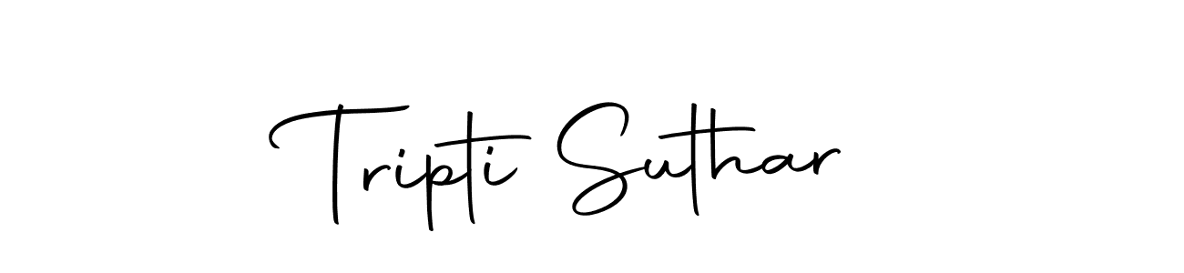 You can use this online signature creator to create a handwritten signature for the name Tripti Suthar. This is the best online autograph maker. Tripti Suthar signature style 10 images and pictures png