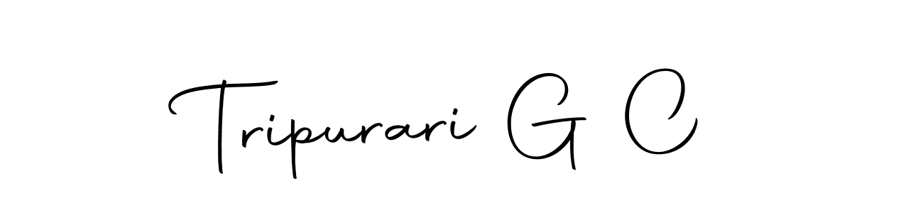 Make a beautiful signature design for name Tripurari G C. With this signature (Autography-DOLnW) style, you can create a handwritten signature for free. Tripurari G C signature style 10 images and pictures png