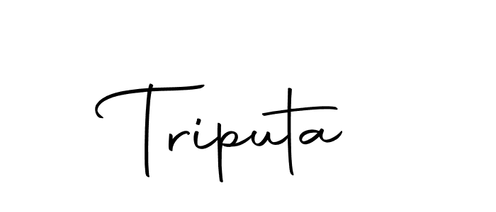 Use a signature maker to create a handwritten signature online. With this signature software, you can design (Autography-DOLnW) your own signature for name Triputa. Triputa signature style 10 images and pictures png