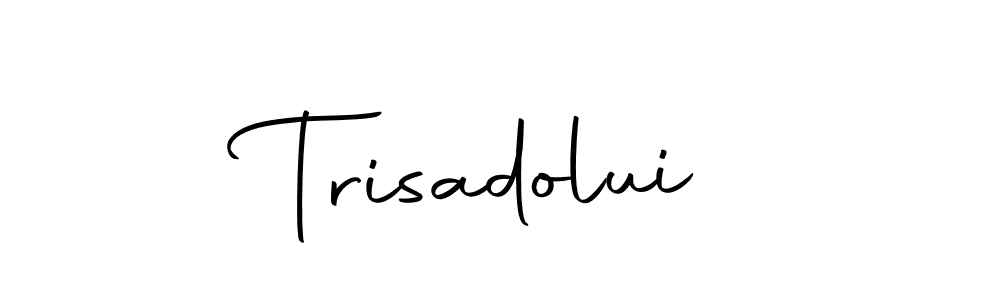 How to make Trisadolui signature? Autography-DOLnW is a professional autograph style. Create handwritten signature for Trisadolui name. Trisadolui signature style 10 images and pictures png