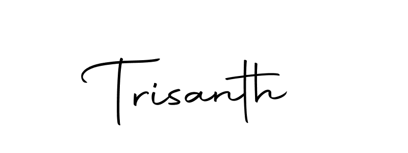 Make a short Trisanth signature style. Manage your documents anywhere anytime using Autography-DOLnW. Create and add eSignatures, submit forms, share and send files easily. Trisanth signature style 10 images and pictures png