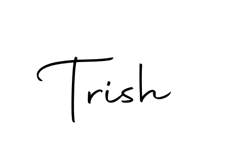 Trish stylish signature style. Best Handwritten Sign (Autography-DOLnW) for my name. Handwritten Signature Collection Ideas for my name Trish. Trish signature style 10 images and pictures png
