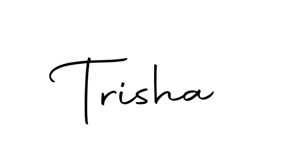 Use a signature maker to create a handwritten signature online. With this signature software, you can design (Autography-DOLnW) your own signature for name Trisha. Trisha signature style 10 images and pictures png