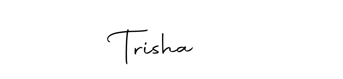 Make a beautiful signature design for name Trisha ❤️. With this signature (Autography-DOLnW) style, you can create a handwritten signature for free. Trisha ❤️ signature style 10 images and pictures png