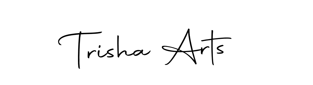 Create a beautiful signature design for name Trisha Arts. With this signature (Autography-DOLnW) fonts, you can make a handwritten signature for free. Trisha Arts signature style 10 images and pictures png