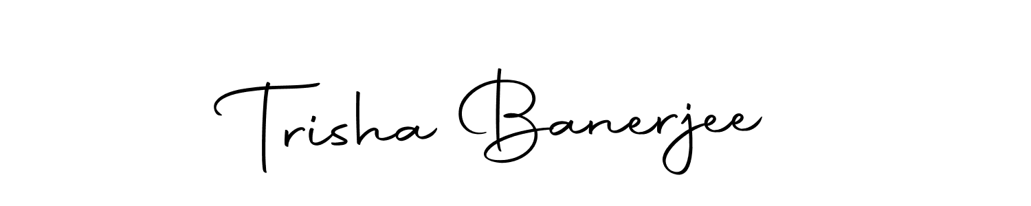How to make Trisha Banerjee signature? Autography-DOLnW is a professional autograph style. Create handwritten signature for Trisha Banerjee name. Trisha Banerjee signature style 10 images and pictures png