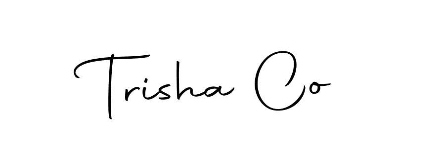 Make a beautiful signature design for name Trisha Co. Use this online signature maker to create a handwritten signature for free. Trisha Co signature style 10 images and pictures png