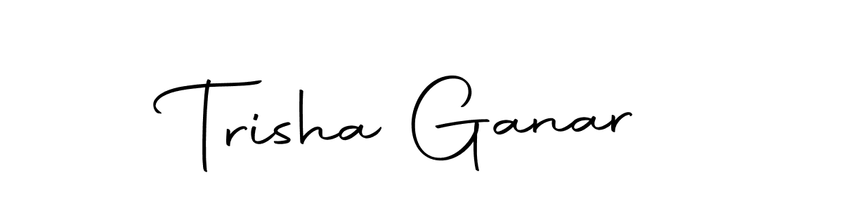 Autography-DOLnW is a professional signature style that is perfect for those who want to add a touch of class to their signature. It is also a great choice for those who want to make their signature more unique. Get Trisha Ganar name to fancy signature for free. Trisha Ganar signature style 10 images and pictures png